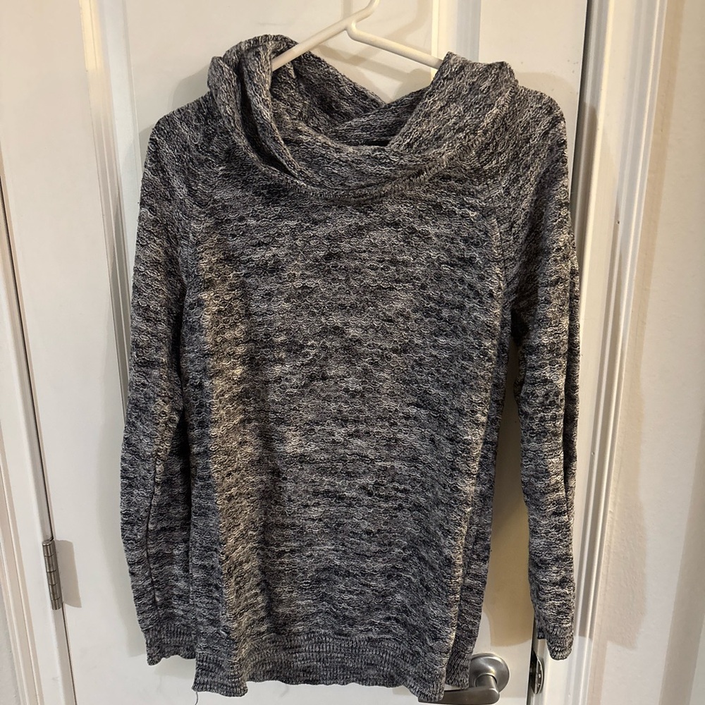The Limited Charcoal Cowl Neck Sweater